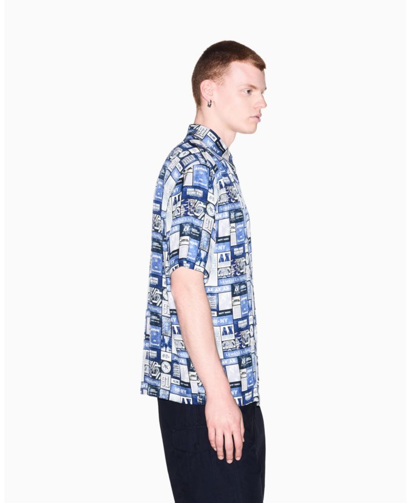 Men's Viscose All Over Print Woven Shirt