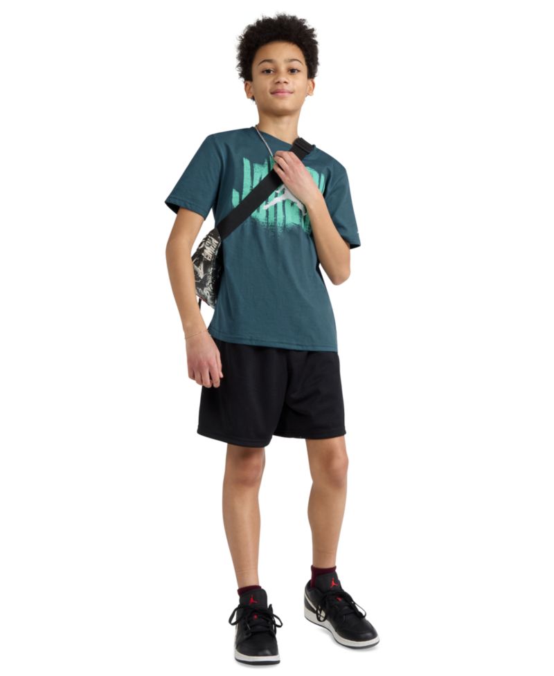 Boys' 8-20 Distressed Short-Sleeve T-Shirt