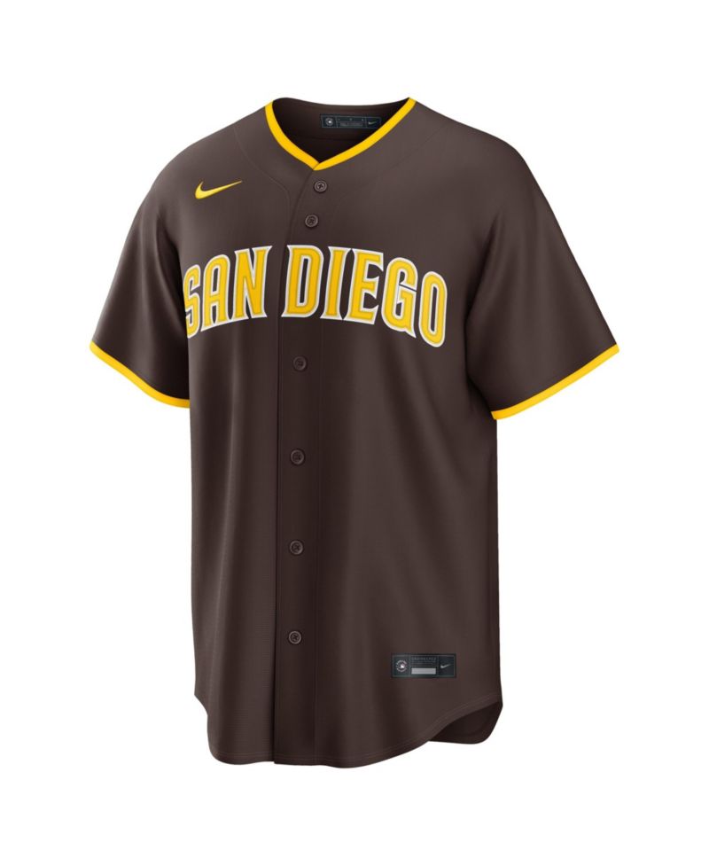 Men's Fernando Tatis Jr. Brown San Diego Padres Road Replica Jersey