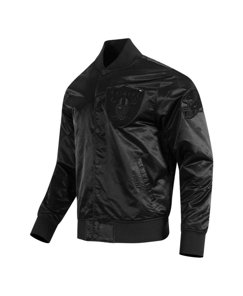 Men's Maxx Crosby Black Las Vegas Raiders Player Full-Snap Jacket