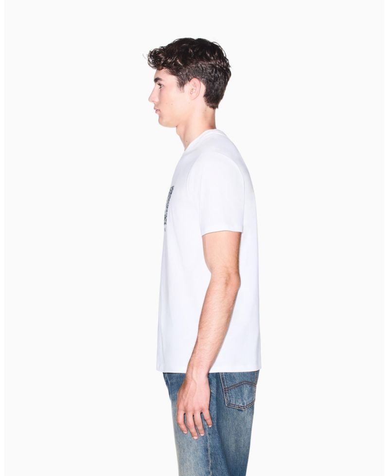 Men's Short Sleeve Boxed All-Over Logo Slim Fit T-Shirt