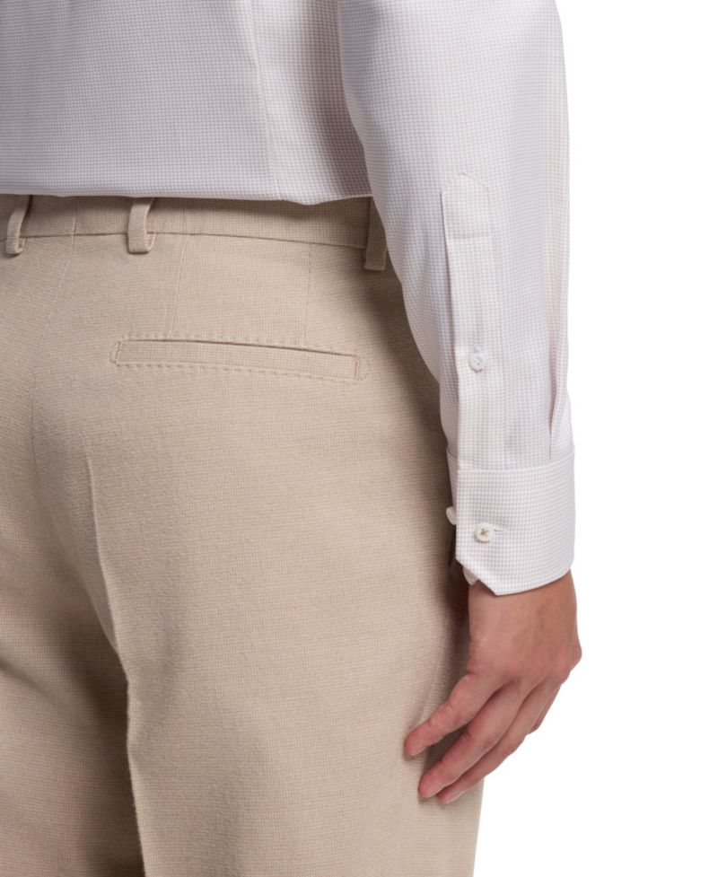 Men's Wrinkle-Resistant Cotton Slim-Fit Dress Shirt