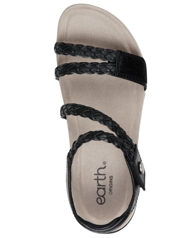 Women's Stellon Braided Strappy Flat Sandals