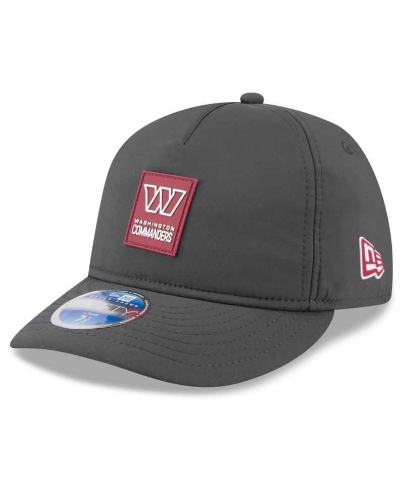 Men's Charcoal Washington Commanders 2025 Sideline Cold Weather Retro Crown 59FIFTY Fitted Hat