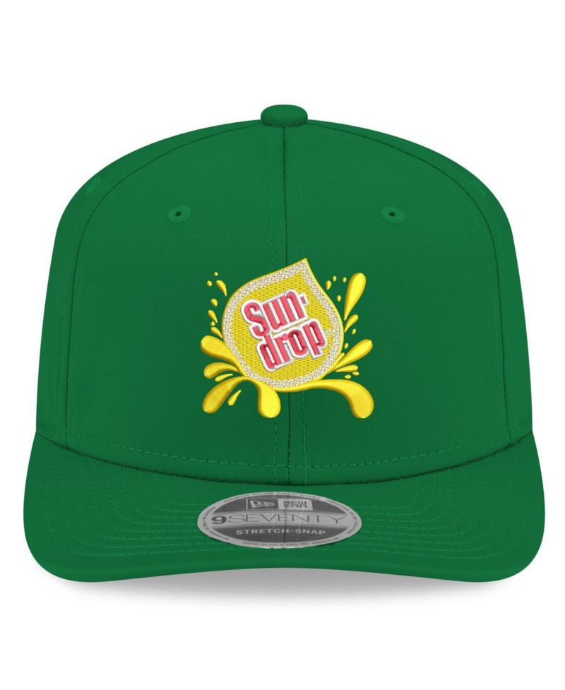 Men's Green Dale Earnhardt Jr. Sun Drop 9SEVENTY Stretch-Snap Hat