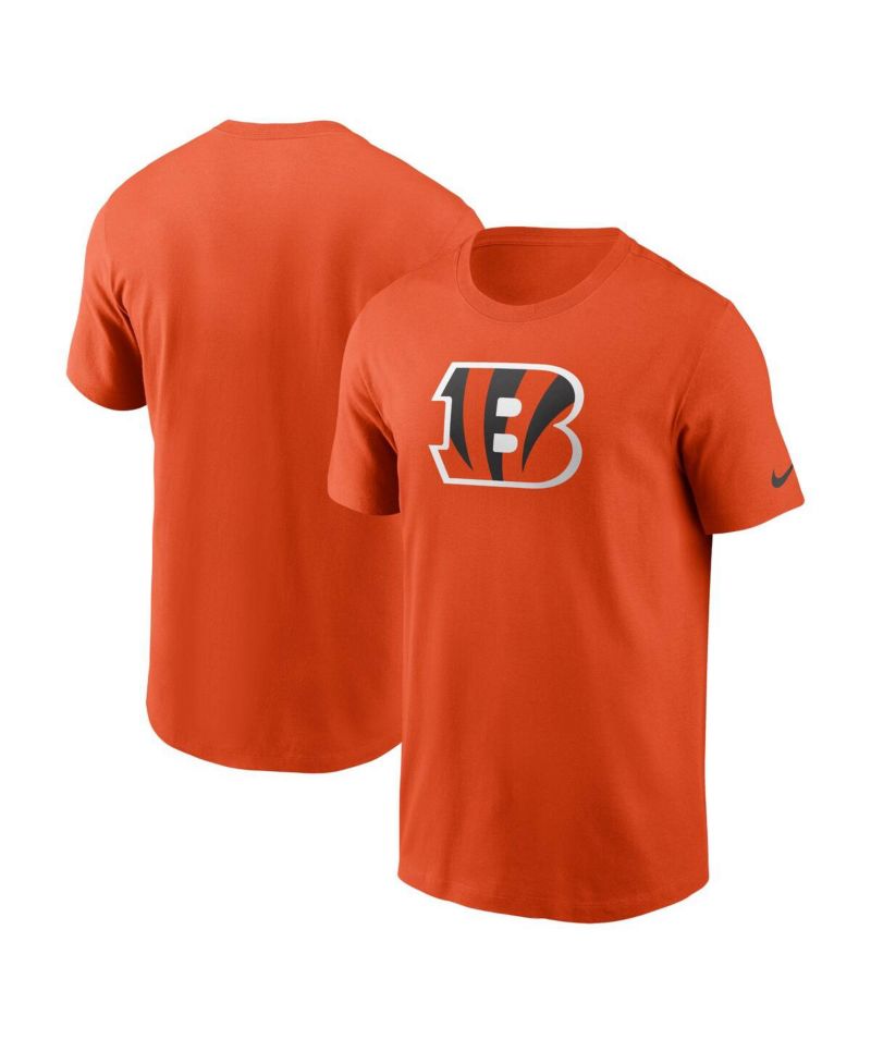 Men's Orange Cincinnati Bengals Primary Logo T-Shirt
