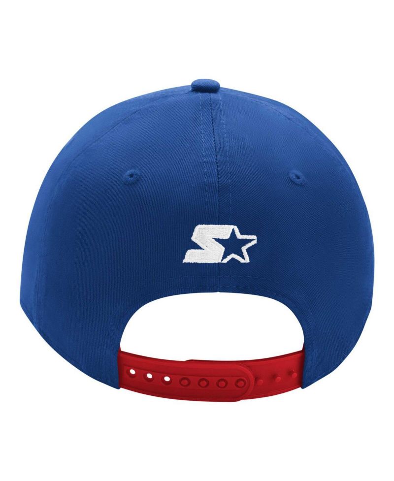 Men's Blue/Red New York Rangers Two-Tone Tailsweep Mascot Adjustable Hat
