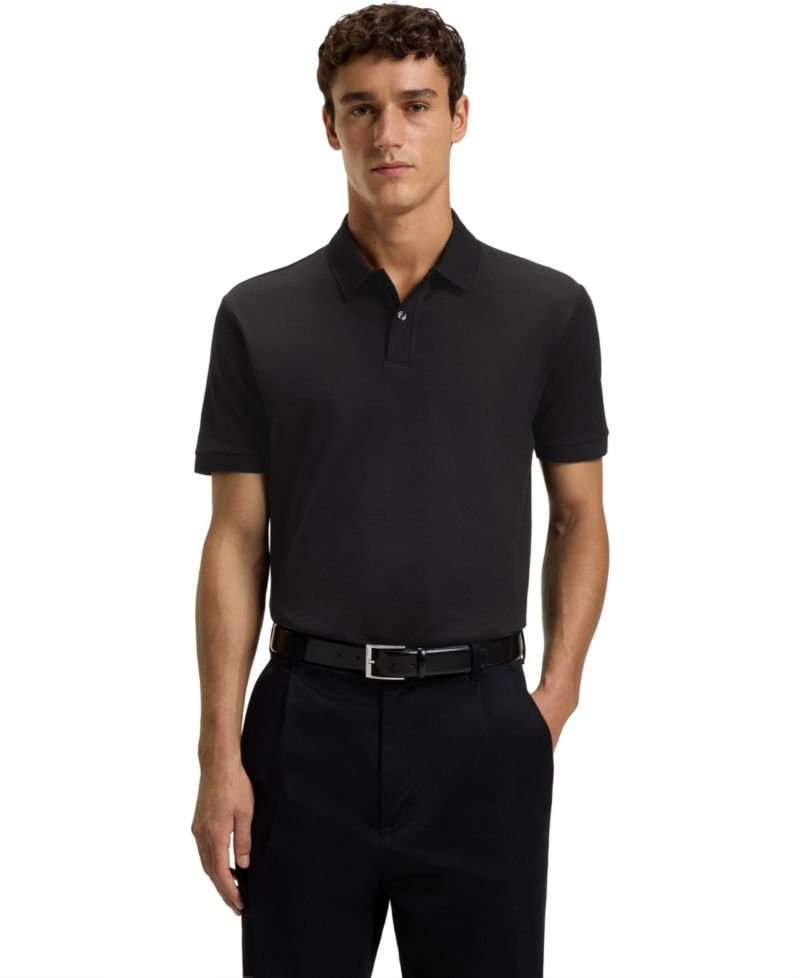Men's Mercerised-Cotton Polo Shirt