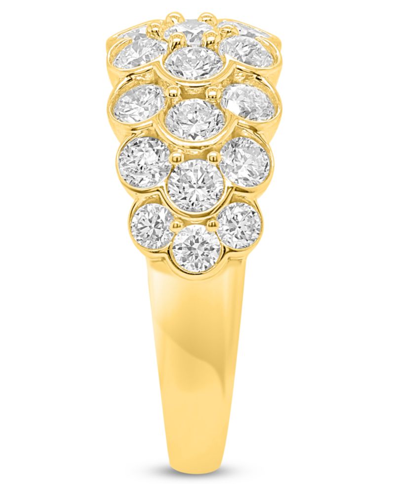 Lab-Grown Diamond Statement Ring (2 ct. t.w.) in Sterling Silver (Also in 14k Gold-Plated Sterling Silver)