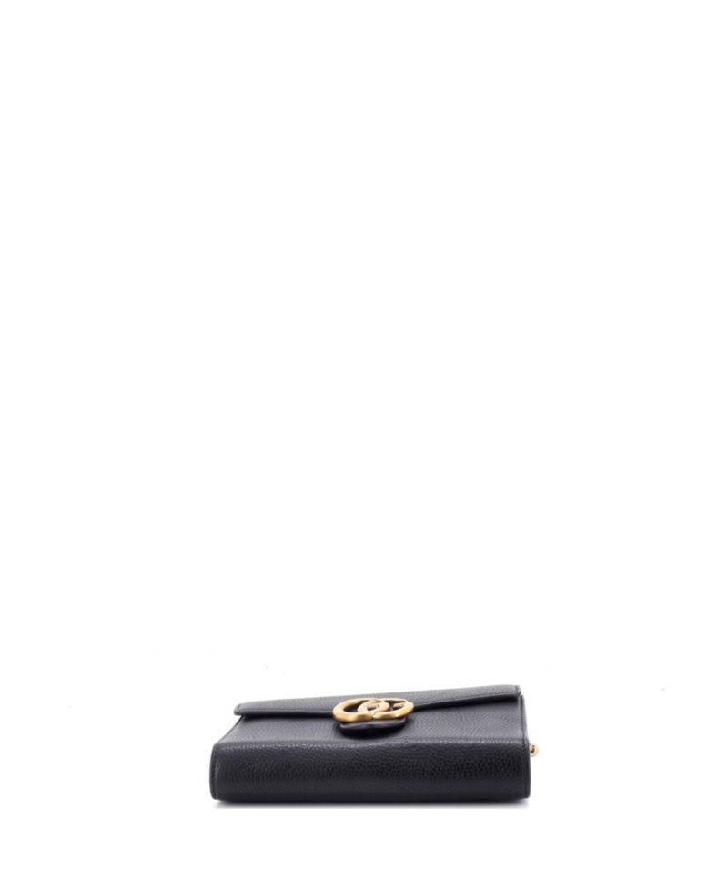 Mini GG Marmont Chain Wallet Leather