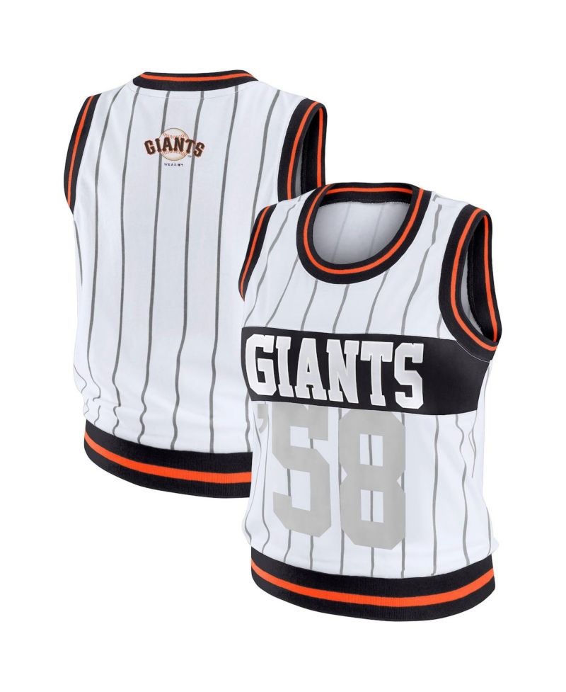 Women's White San Francisco Giants Sporty Tank Top