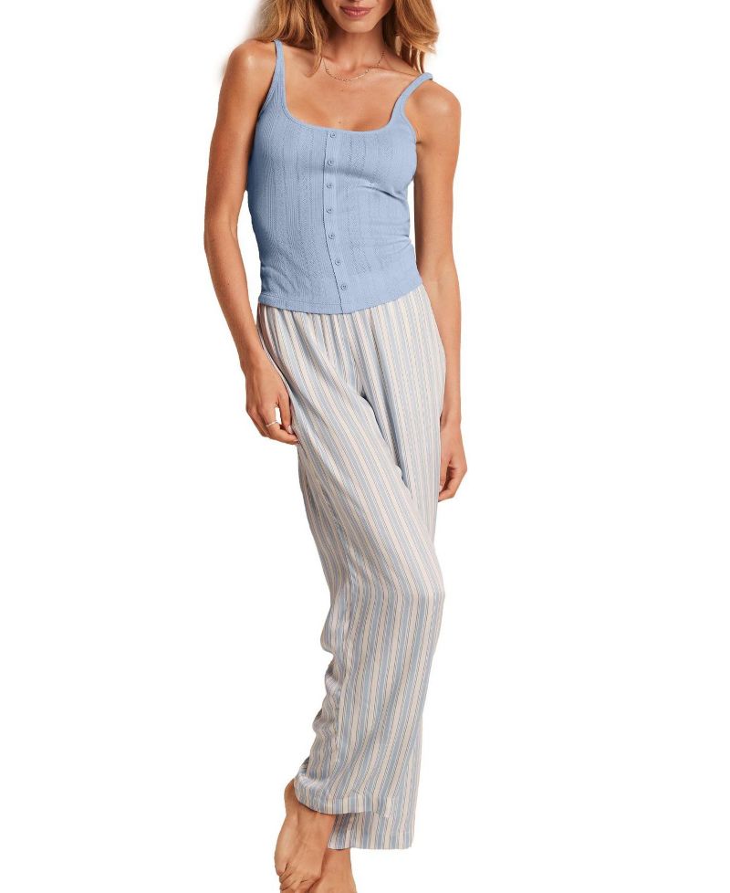 Lindsay Women's Pajama Tank Top And Pants Set