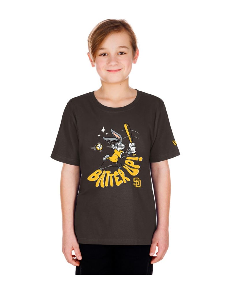 Big Boys and Girls Brown San Diego Padres Looney Tunes T-Shirt
