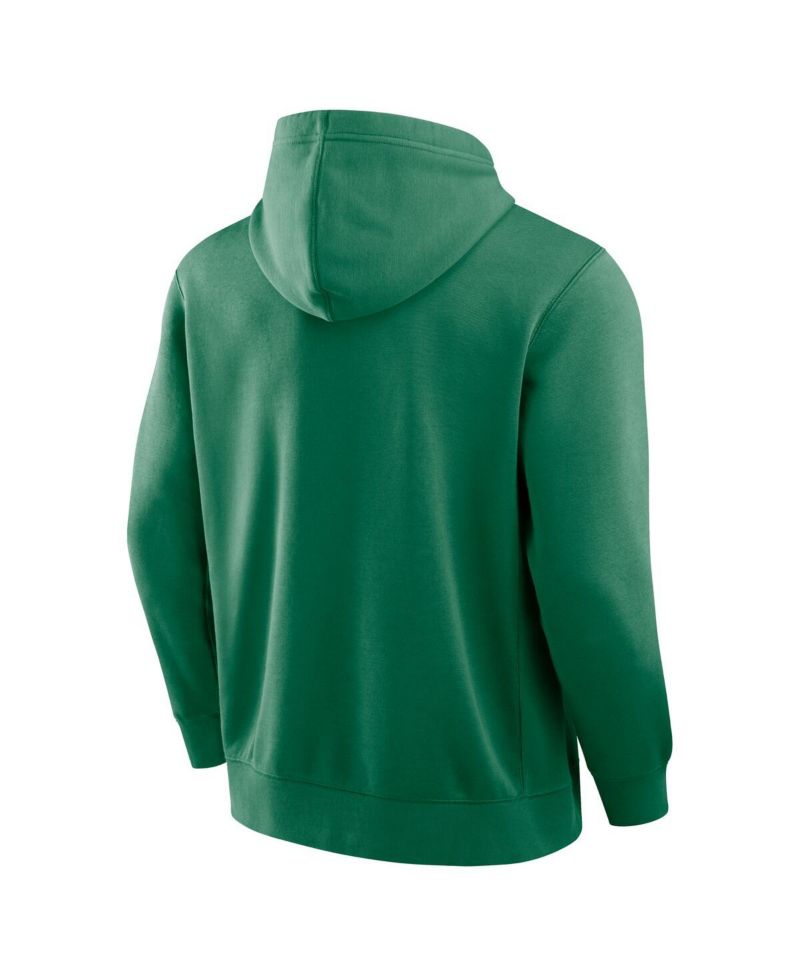 Men's Kelly Green New York Jets New Horizons Heritage Pullover Hoodie