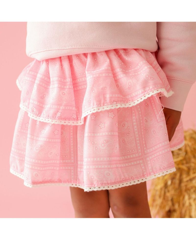 Little Girls Bandana Western Skirts