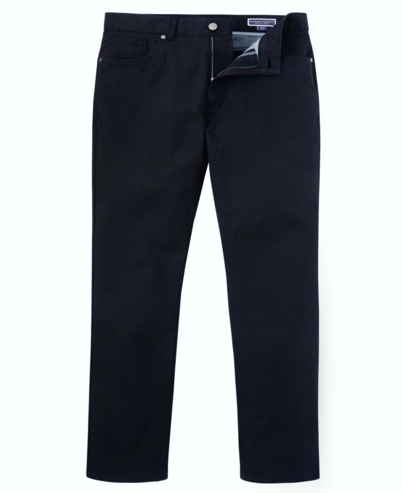 Men's Slim-Fit Garment-Dyed Twill Jeans
