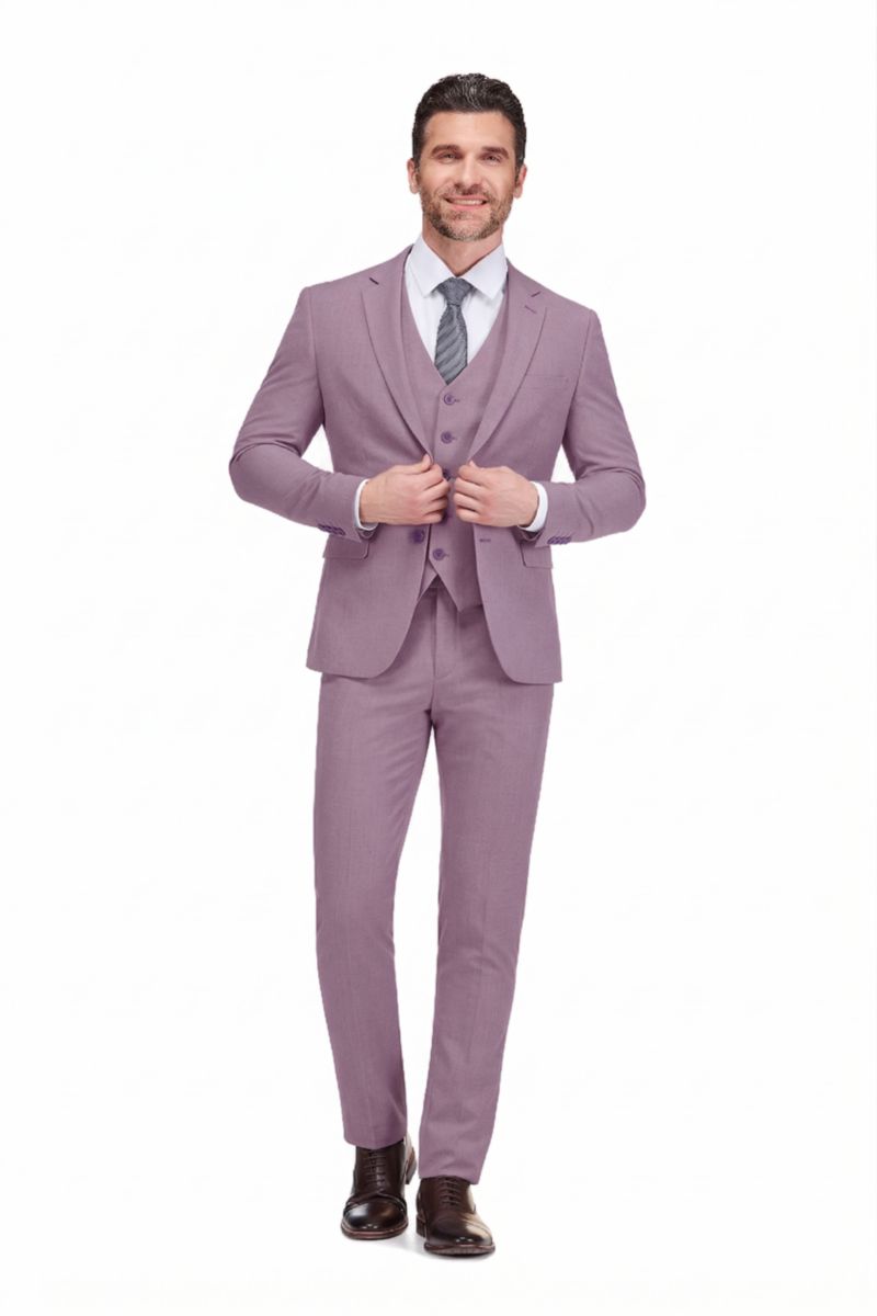 Men's Skinny Fit 3-Piece Suit