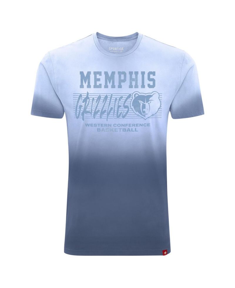Men's and Women's Navy Memphis Grizzlies Bingham Sun-Fade T-Shirt