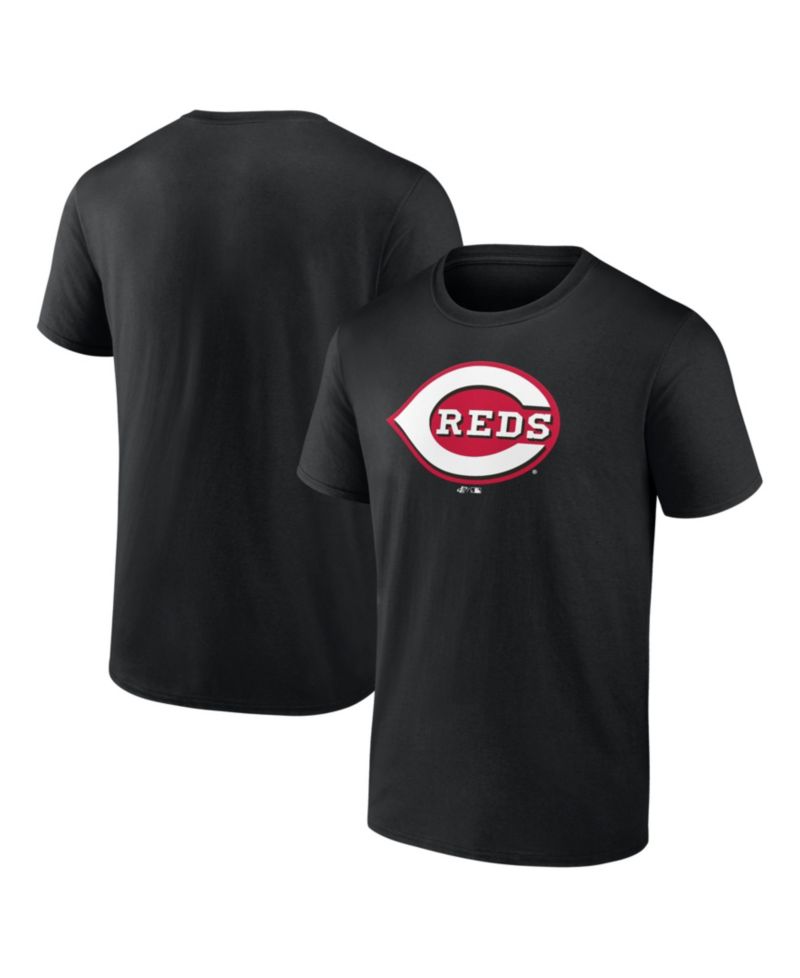 Men's Black Cincinnati Reds Logo T-Shirt