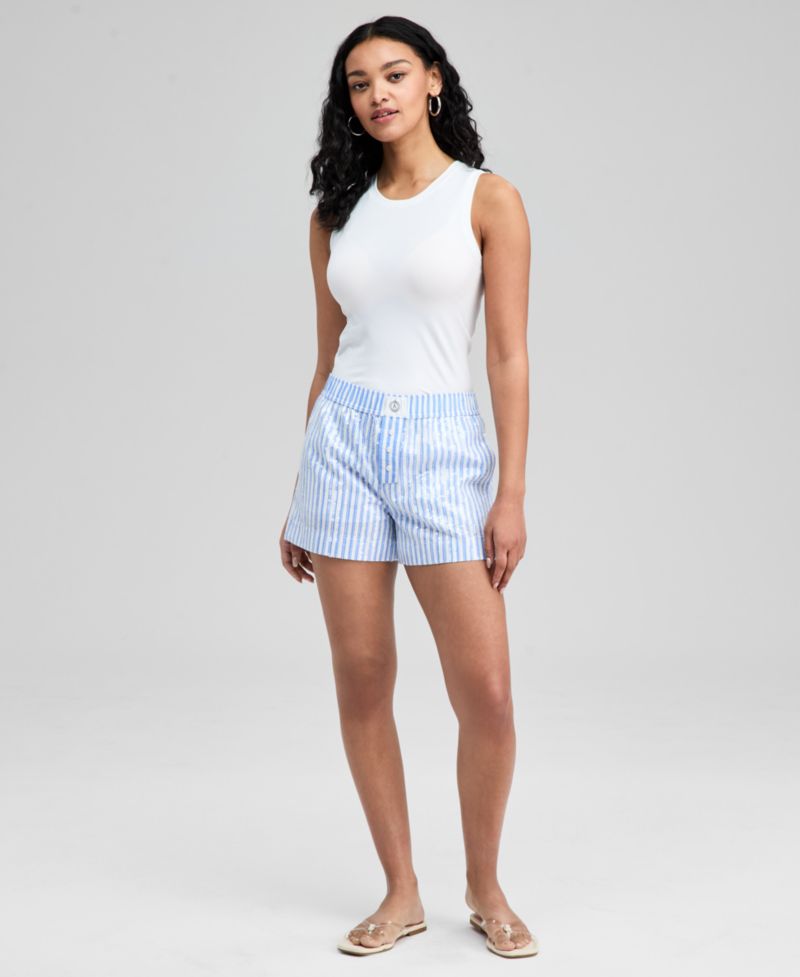 Women's Sequin Boxer Shorts