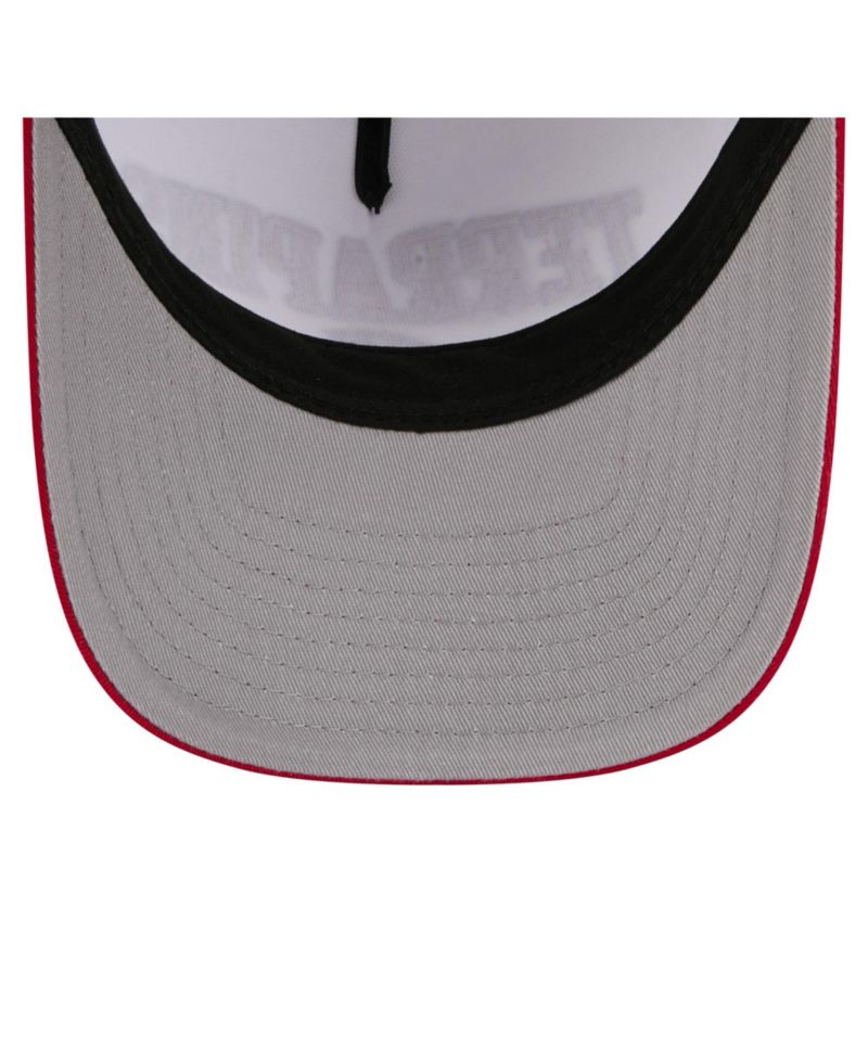 Men's White/Red Maryland Terrapins Arch Two-Tone Rope 9FORTY A-Frame M-Crown Adjustable Hat