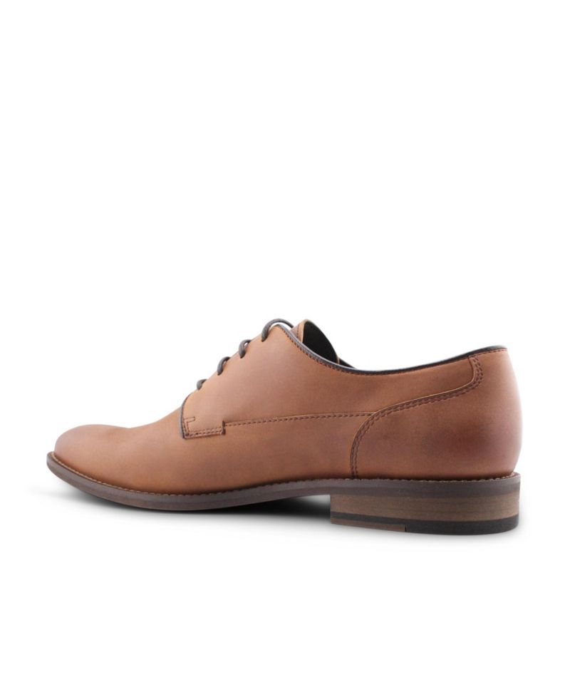 Men's Men s Hudson Dress Casual Lace-Up Plain Toe Leather Shoes