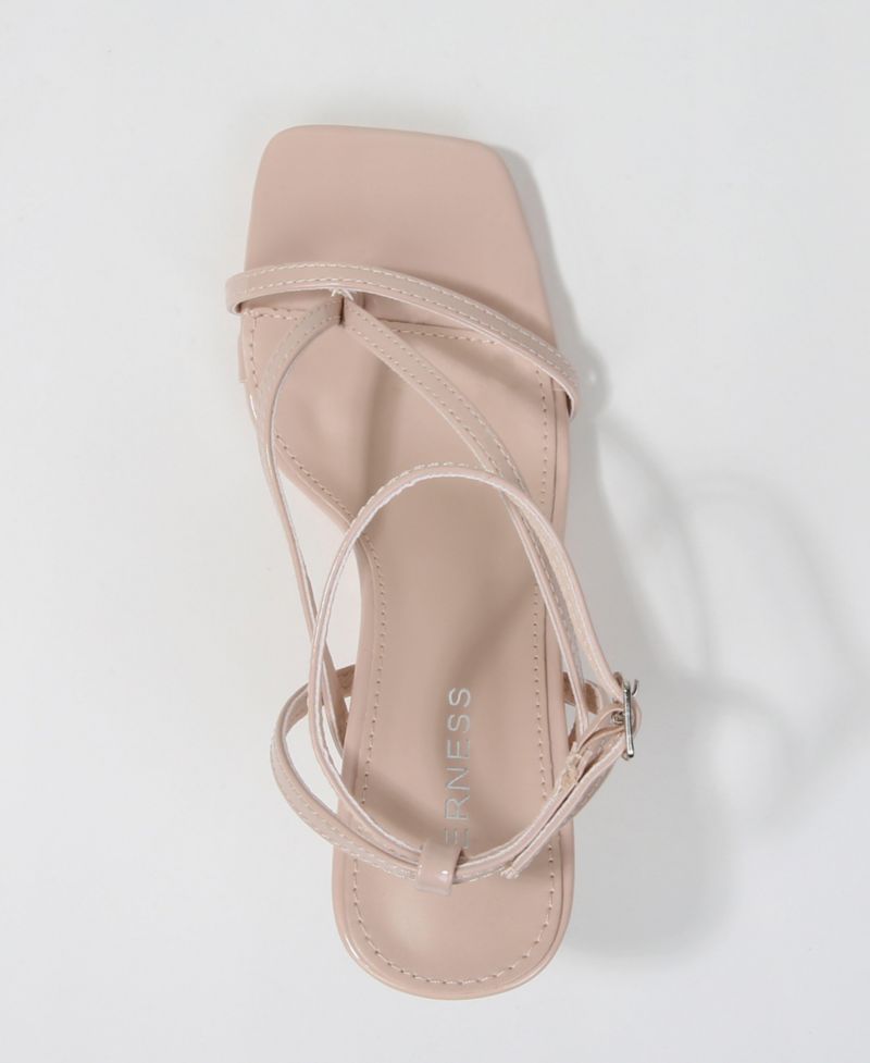 Women's Nalani Strappy Ankle Strap Heeled Thong Sandals