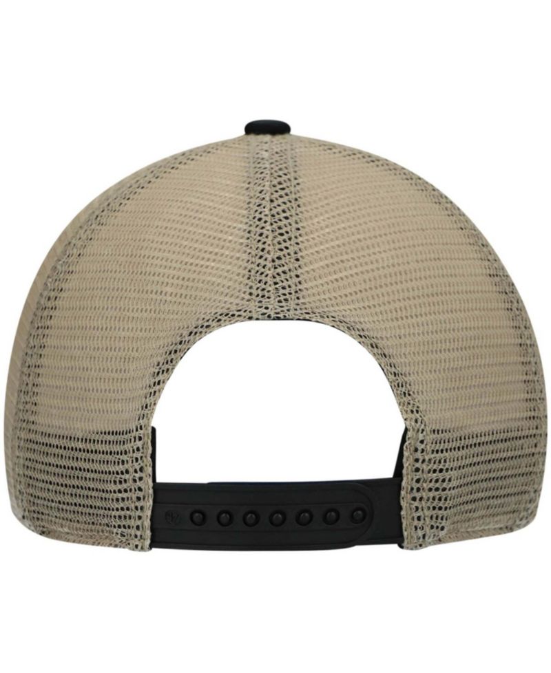 Men's Black, Natural Jacksonville Jaguars Trawler Trucker Clean Up Snapback Hat