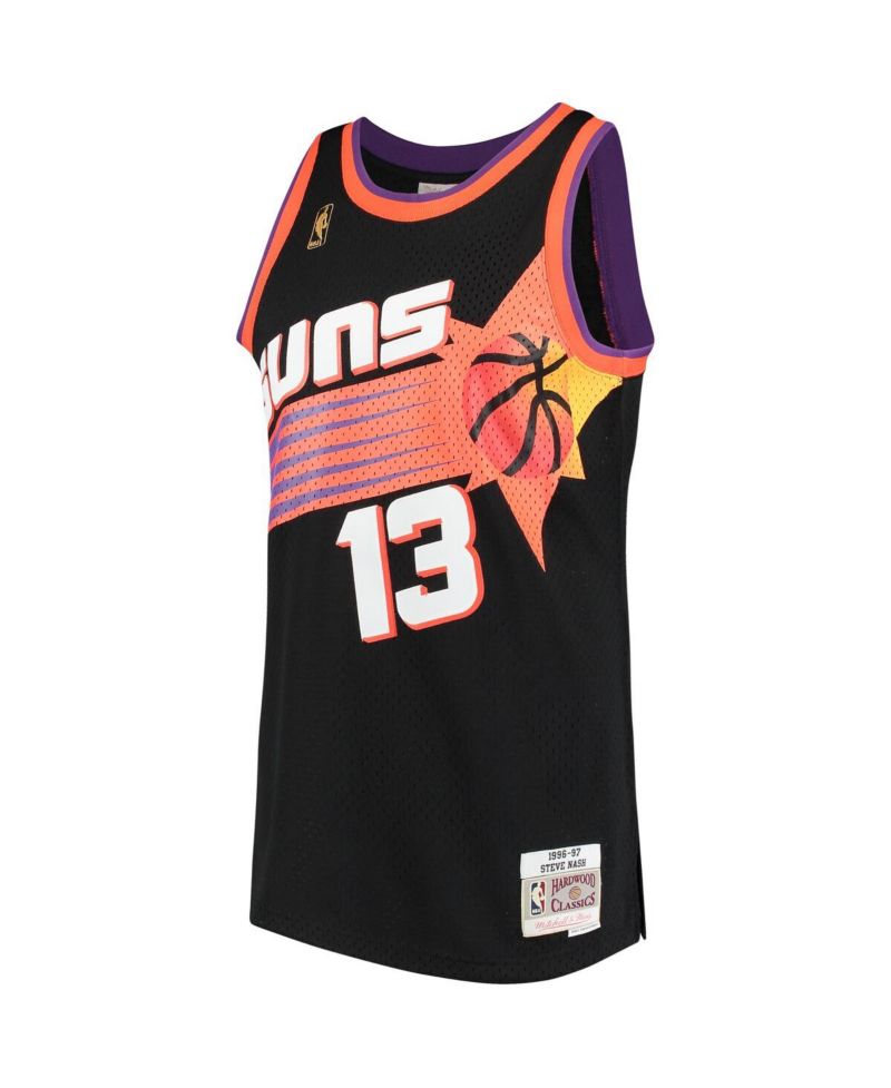 Men's Steve Nash Black Phoenix Suns 1996-97 Hardwood Classics Swingman Jersey