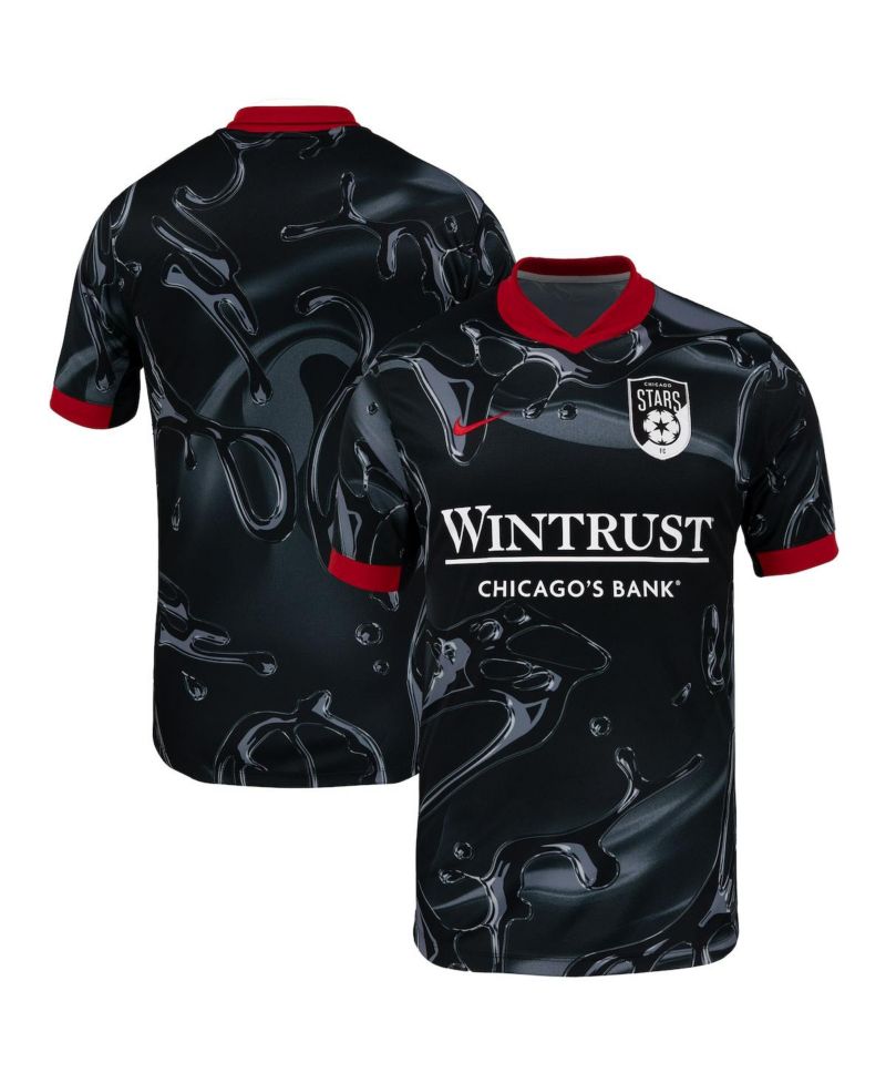 Men's Black Chicago Red Stars 2025 Secondary Stadium Replica Jersey