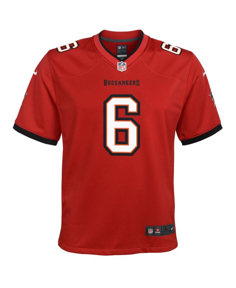 Big Boys Baker Mayfield Red Tampa Bay Buccaneers Game Jersey