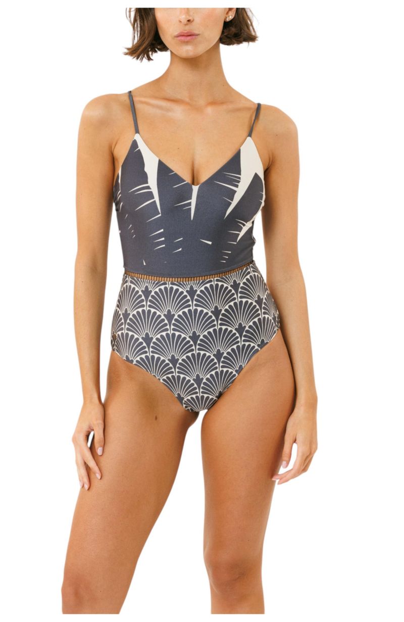 Women's Arava Stripes Onepiece Swimsuit