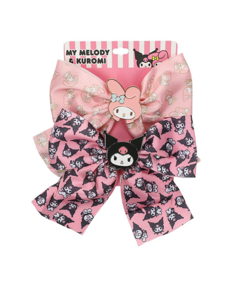 and Kuromi 2-Piece Hair Clip Bows