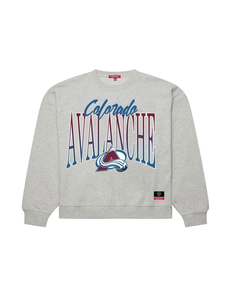 Women's Heather Gray Colorado Avalanche Hockey Night Sweatshirt