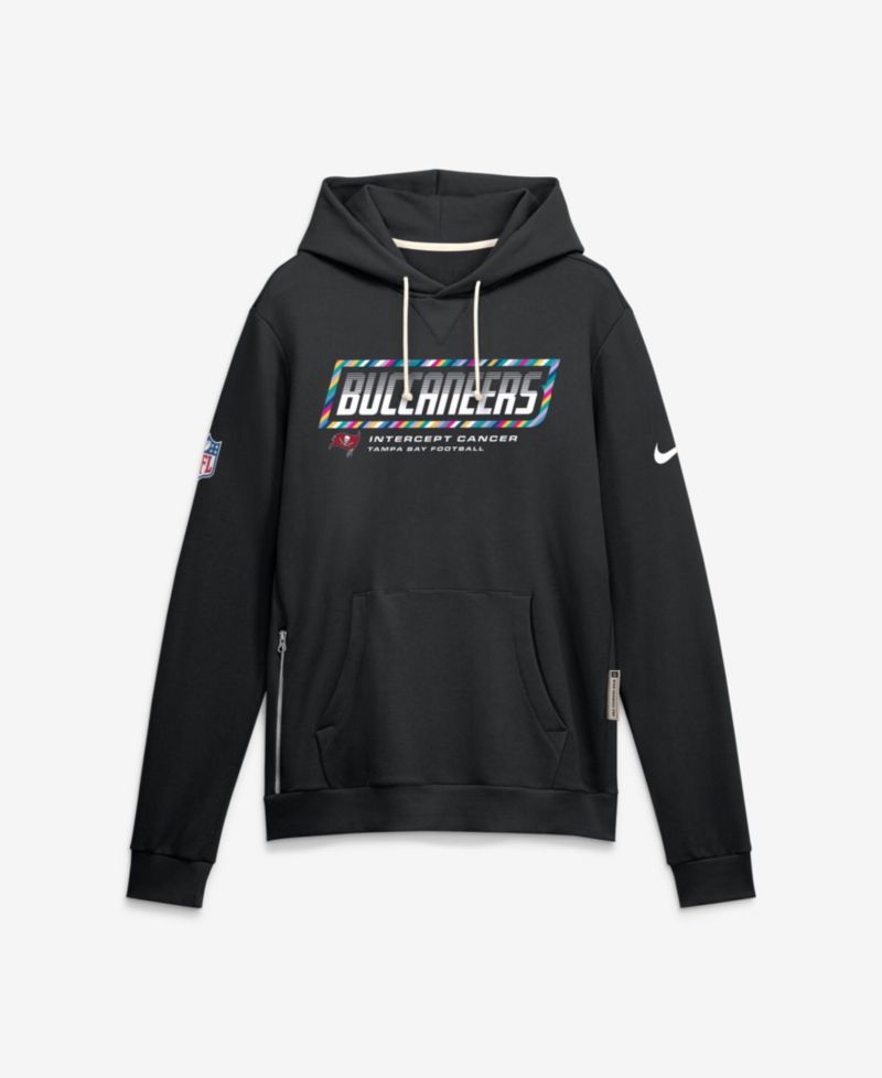 Men's Black Tampa Bay Buccaneers 2026 NFL Cruical Catch Sideline Dri-Fit Pullover Hoodie