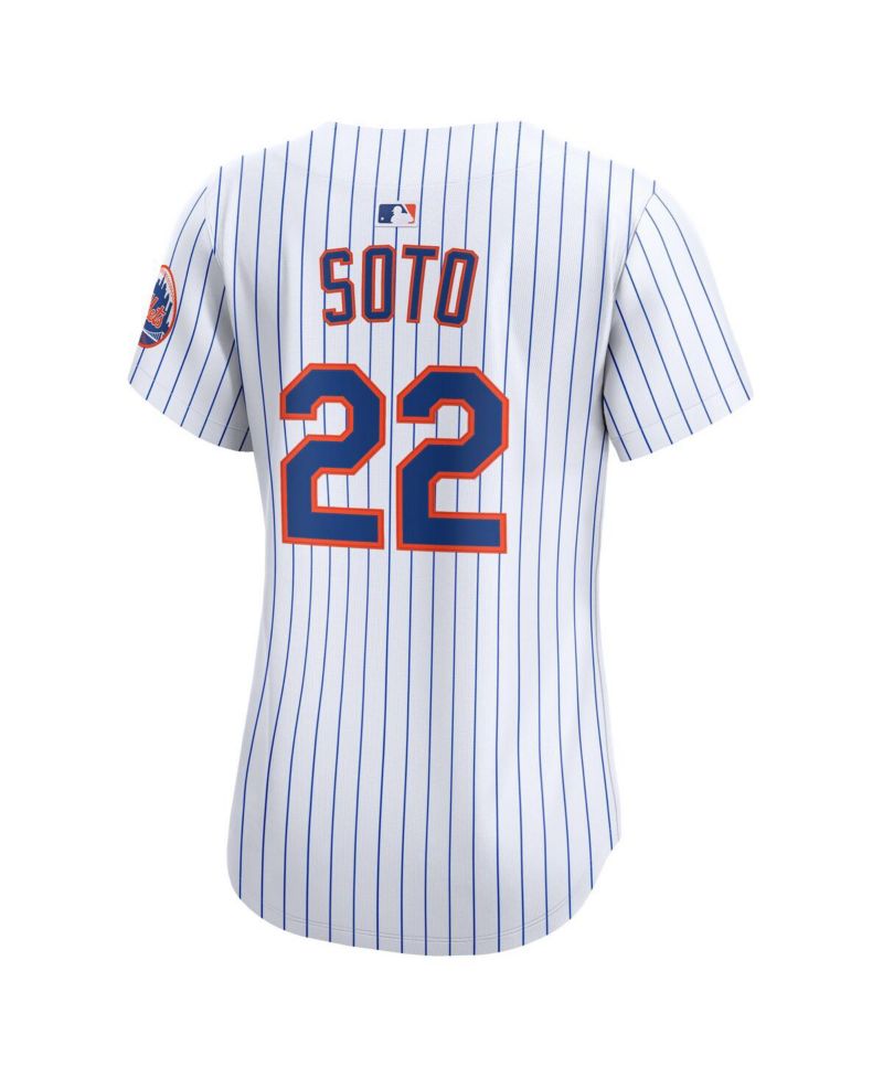 Women's Juan Soto White New York Mets Home Limited Player Jersey