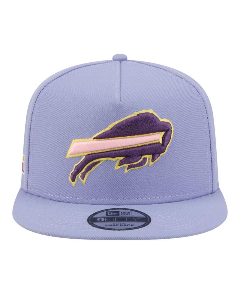 Men's Lavender Buffalo Bills Bloom A-Frame 9FIFTY Snapback Hat