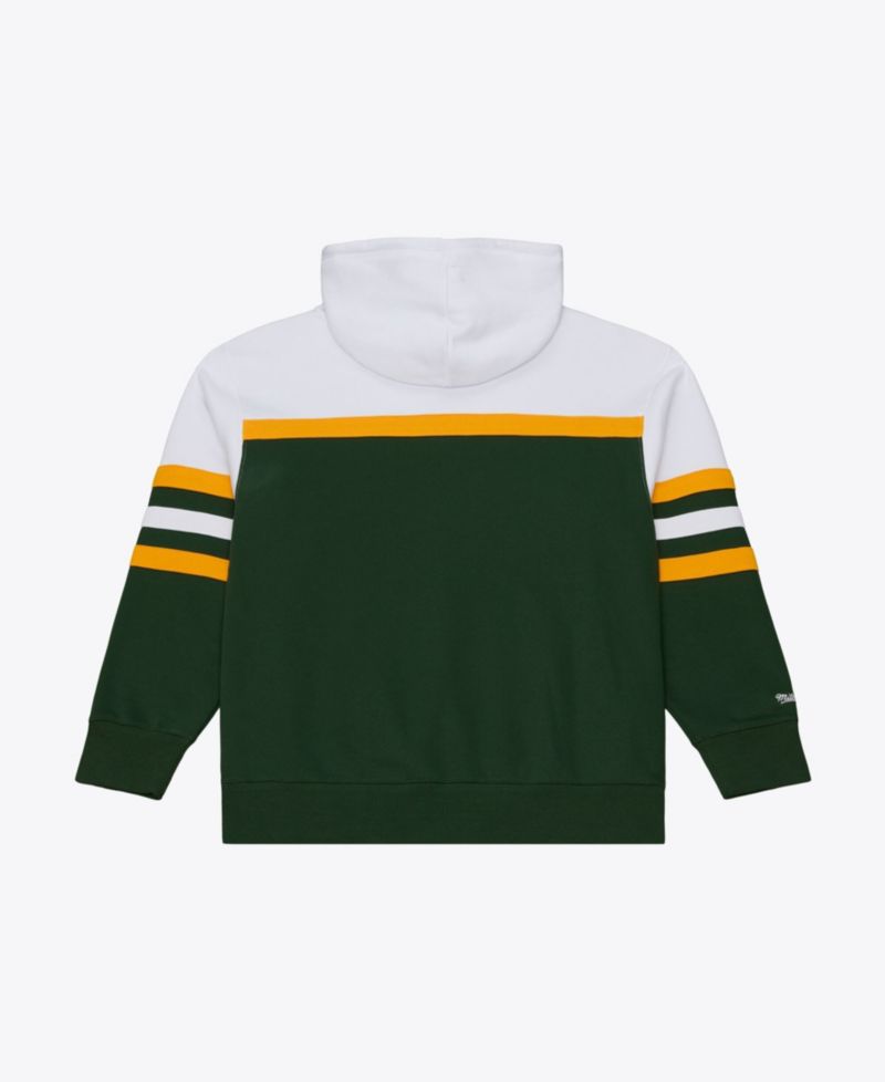 Men's Green Bay Packers Head Coach Fleece Embroidered Hoodie