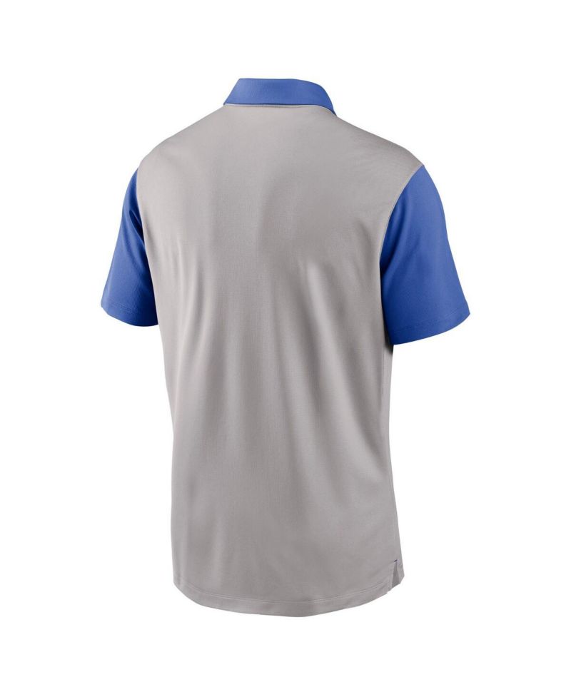 Men's Gray/Royal Kentucky Wildcats Vapor Performance Polo Shirt