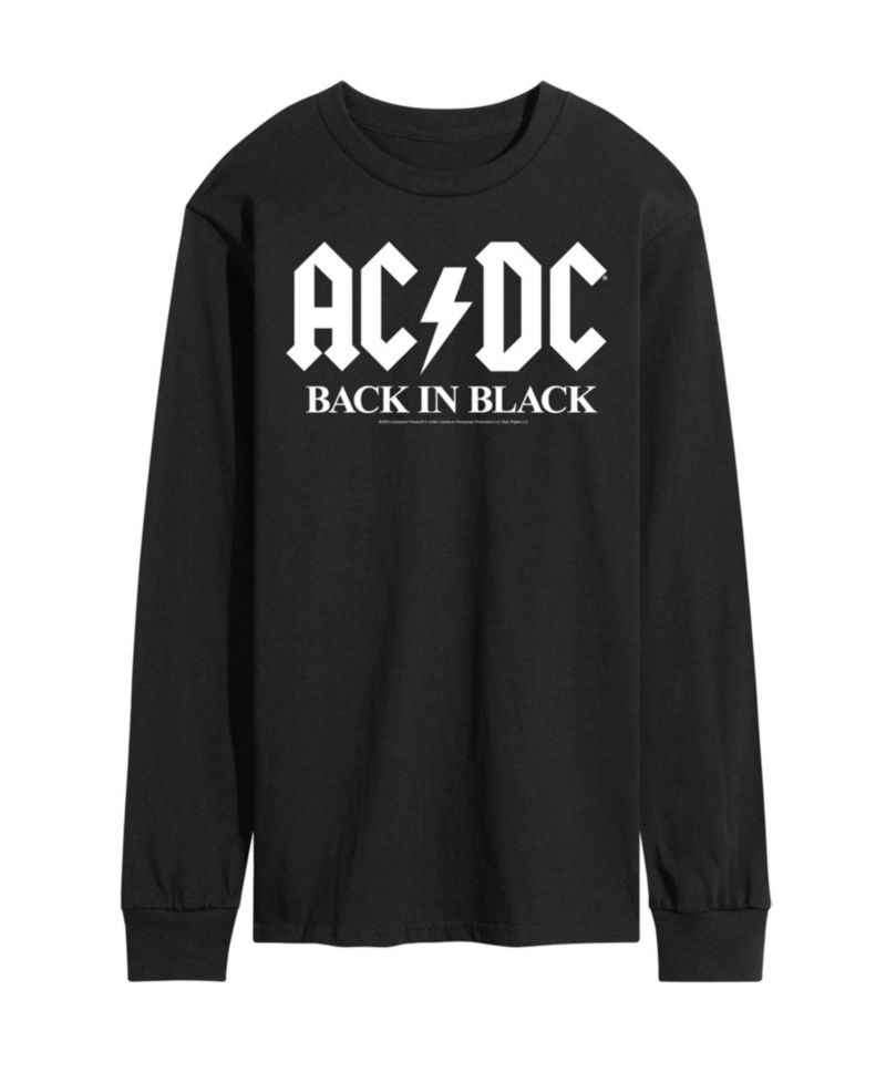 Men's ACDC Back in Black Long Sleeve T-shirt