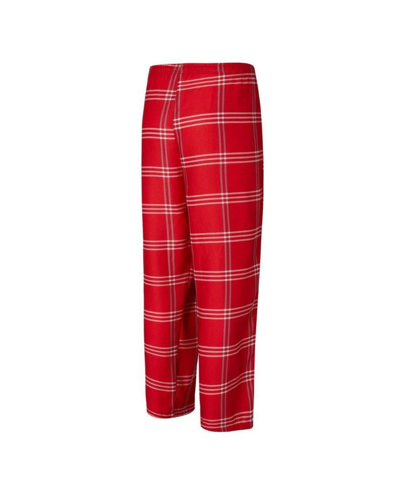Men's Gray/Red Fresno State Bulldogs Top and Pants Sleep Set