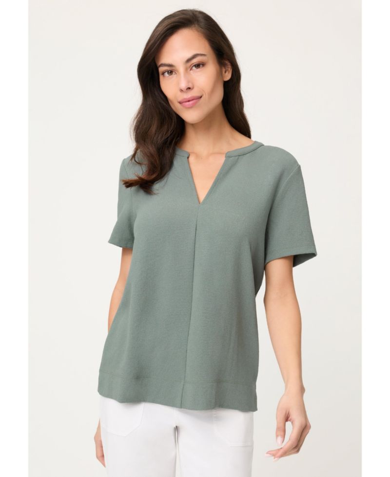 Women's Mixed Media Tunic T-Shirt