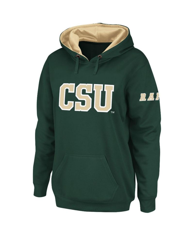 Women's Green Colorado State Rams Big Logo Pullover Hoodie