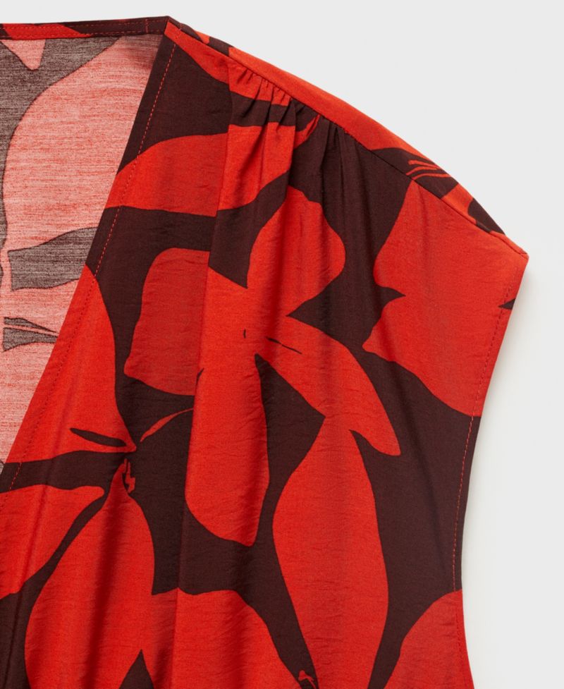 Women's Long Printed Dress