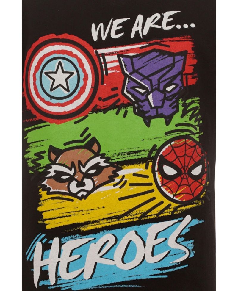 Boys Marvel 3 Pack T-Shirts