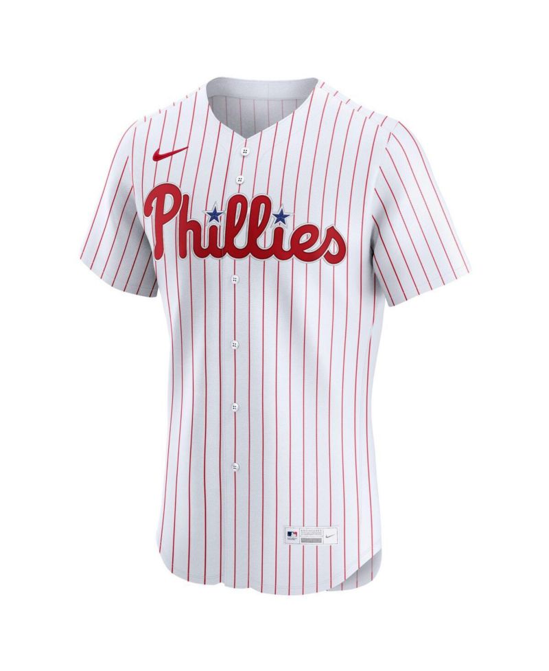 Men's Trea Turner White Philadelphia Phillies Home Elite Jersey