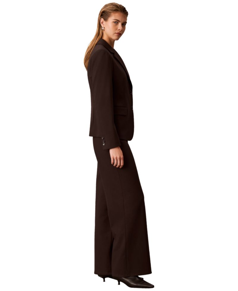 Petite Hollywood Waist High-Waisted Wide-Leg Pull-On Pants