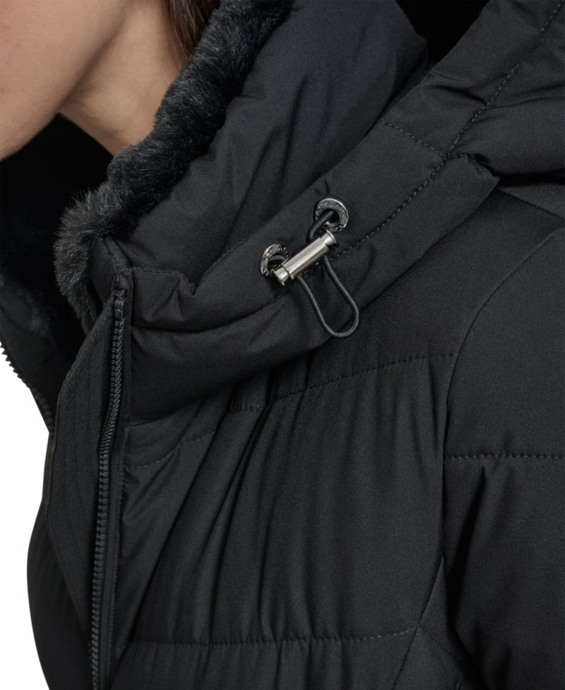 Women's Collar Hooded Puffer Coat