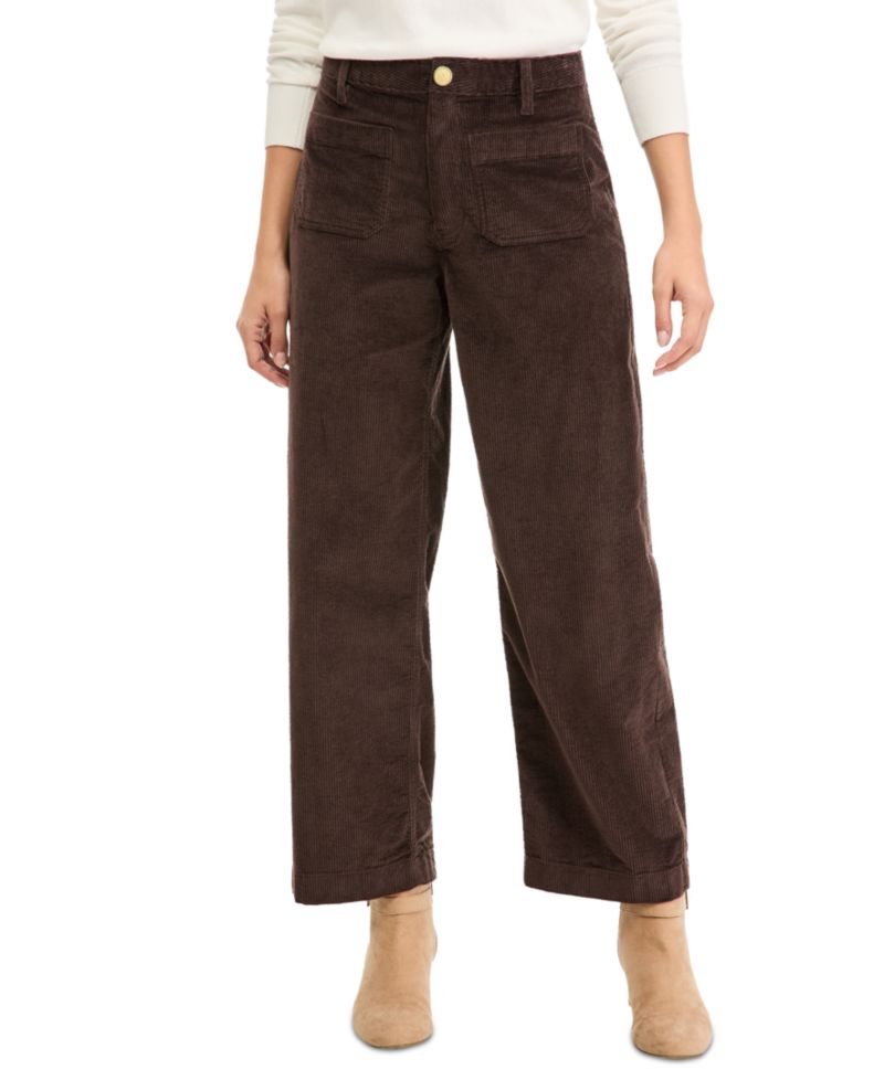 Women's Corduroy Wide-Leg Pants