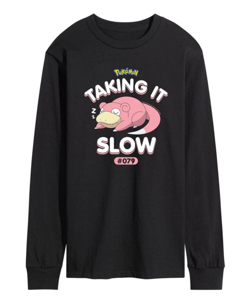 Men's Pokemon Taking It Slow Long Sleeve T-shirt